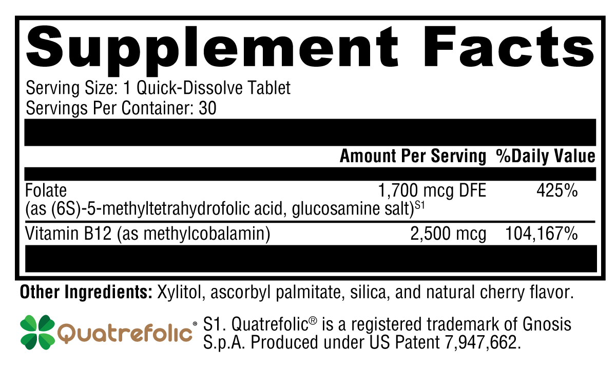 5-MTHF Plus B12 Cherry