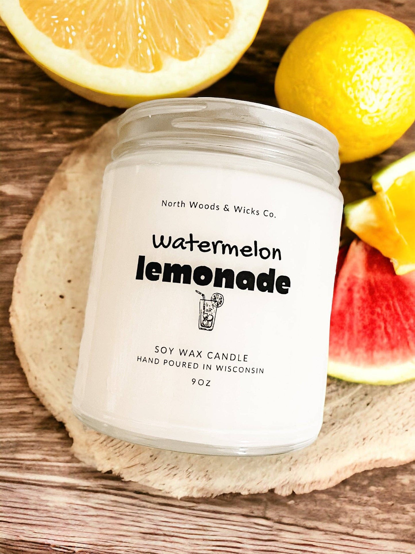 Watermelon Lemonade 9oz Candle