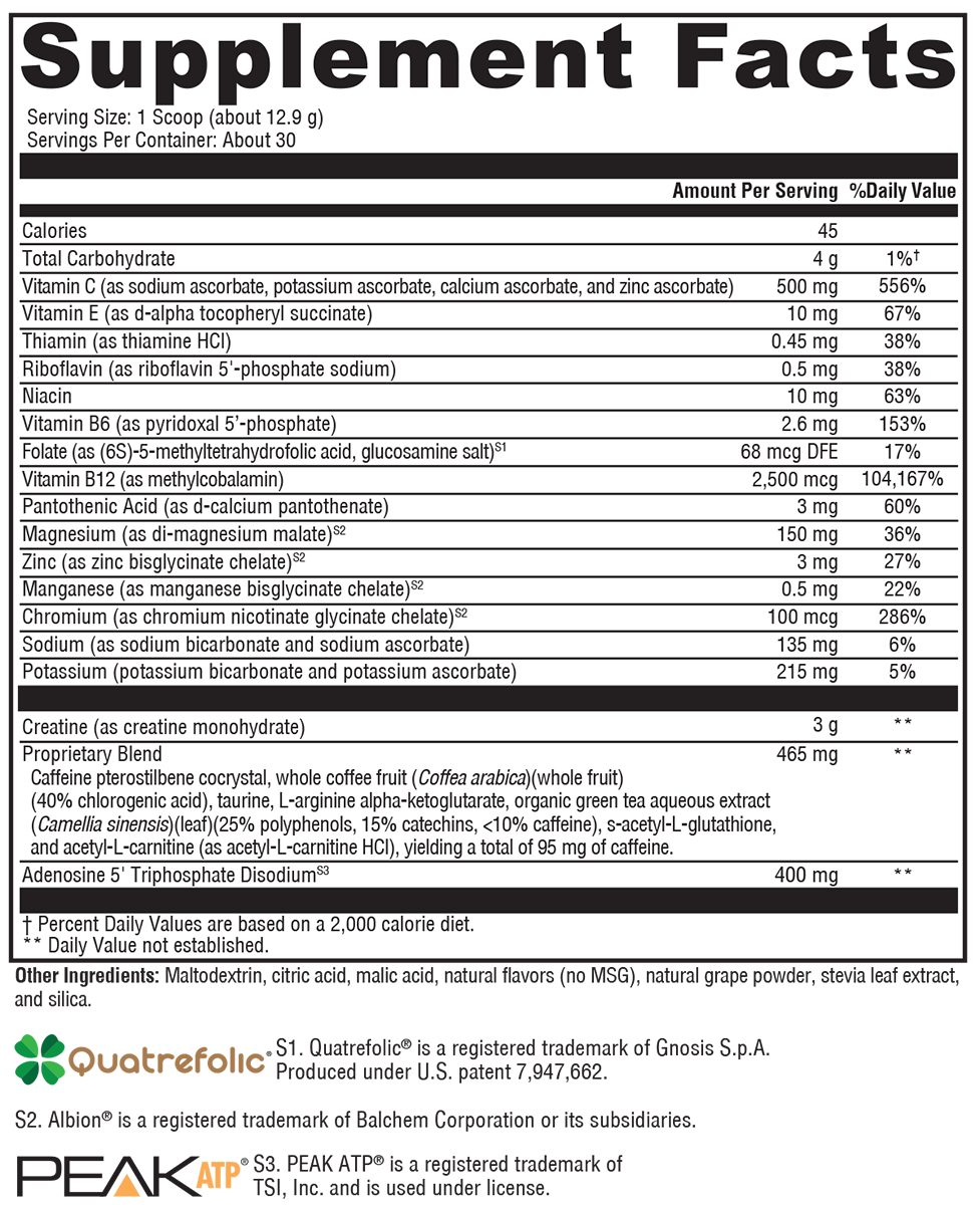 ATP Ignite™ Workout Mixed Berry 30 Servings