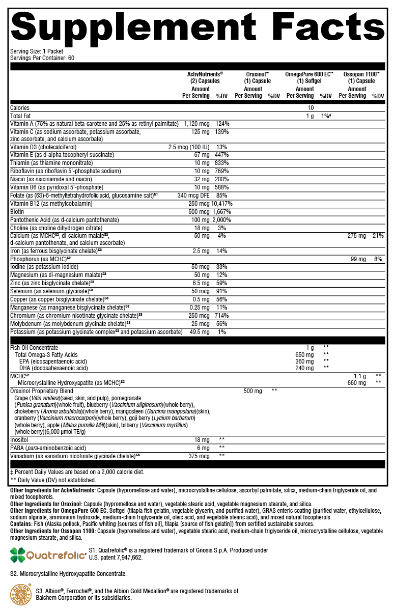 ActivEssentials™ for Women 60 Packets