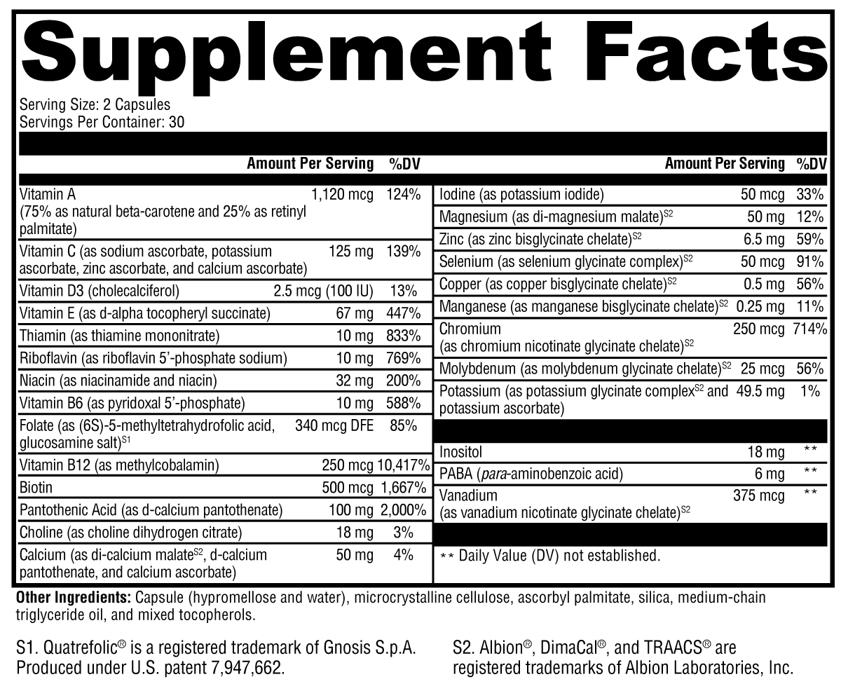 ActivNutrients® without Iron