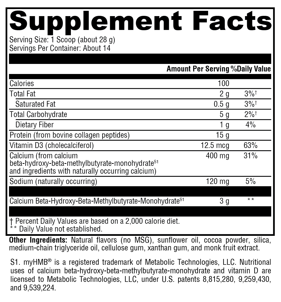 FIT Food® Lean Collagen Mocha Latte 14 Servings