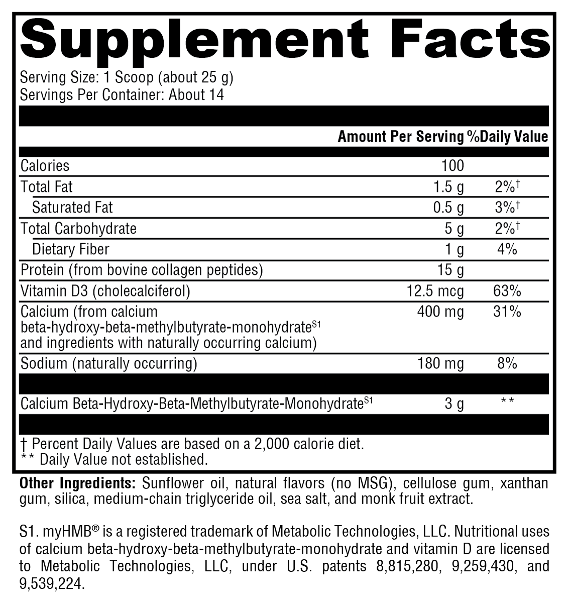 FIT Food® Lean Collagen Vanilla 14 Servings