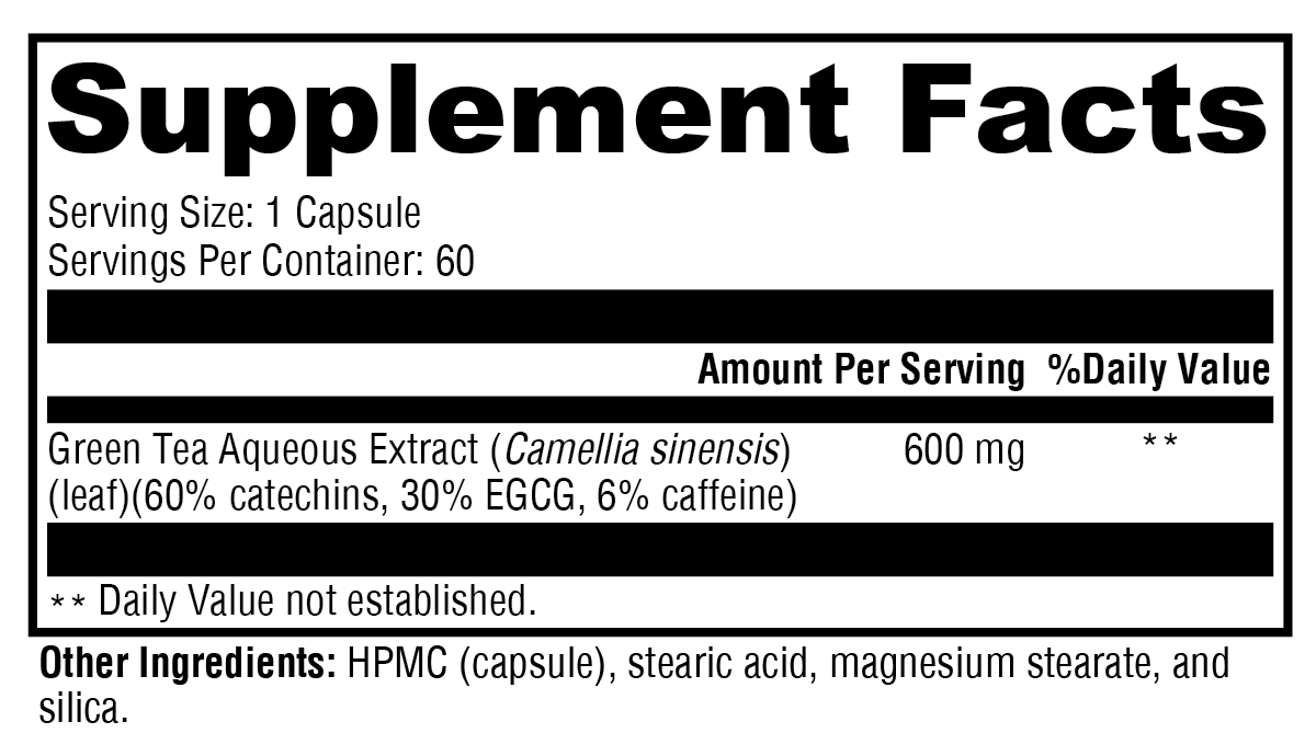 Green Tea 600™ 60 Capsules
