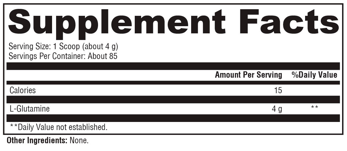 L-Glutamine 85 Servings