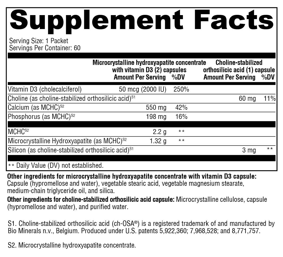 OSAplex™ 60 Packets