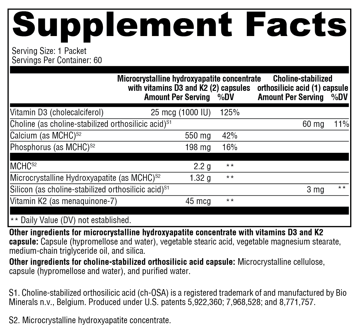 OSAplex MK-7™ 60 Packets