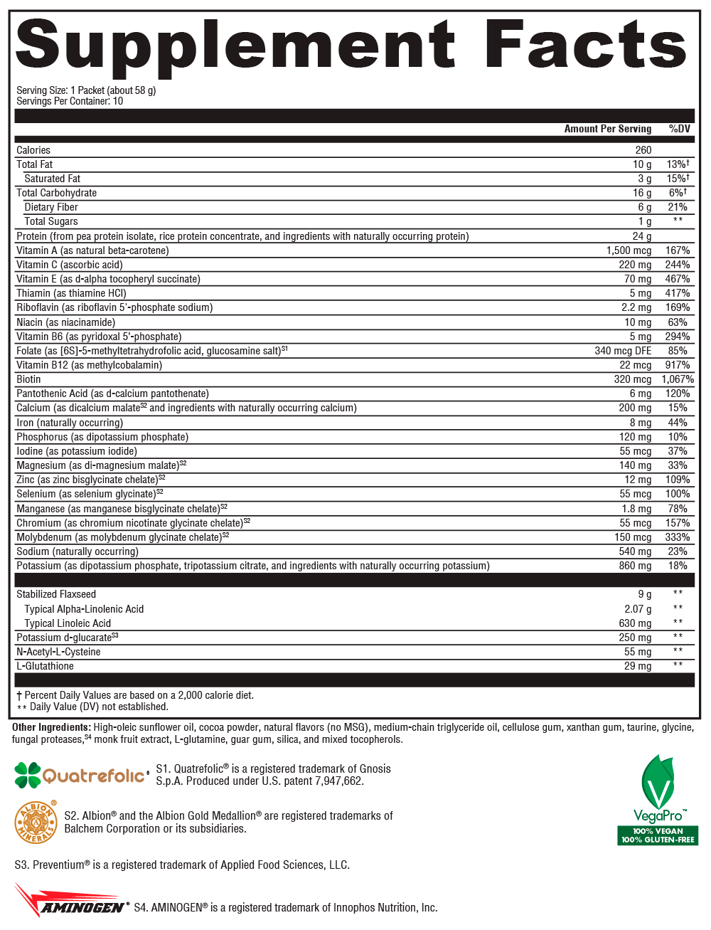 OptiCleanse® PLUS Creamy Chocolate 10 Servings
