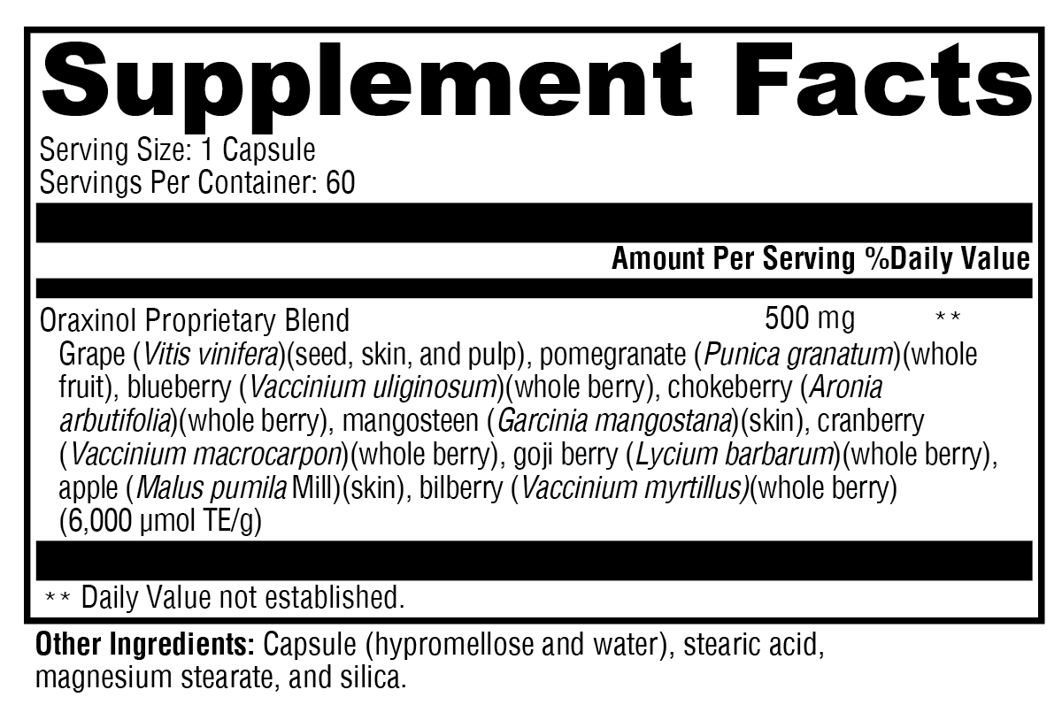 Oraxinol™ 60 Capsules