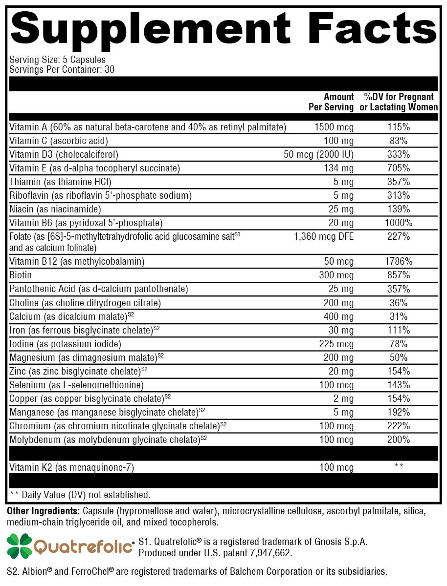 Prenatal Essentials 150 Capsules