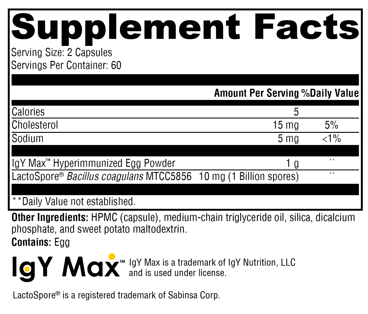 ProbioMax® IG 26 DF 120 Capsules