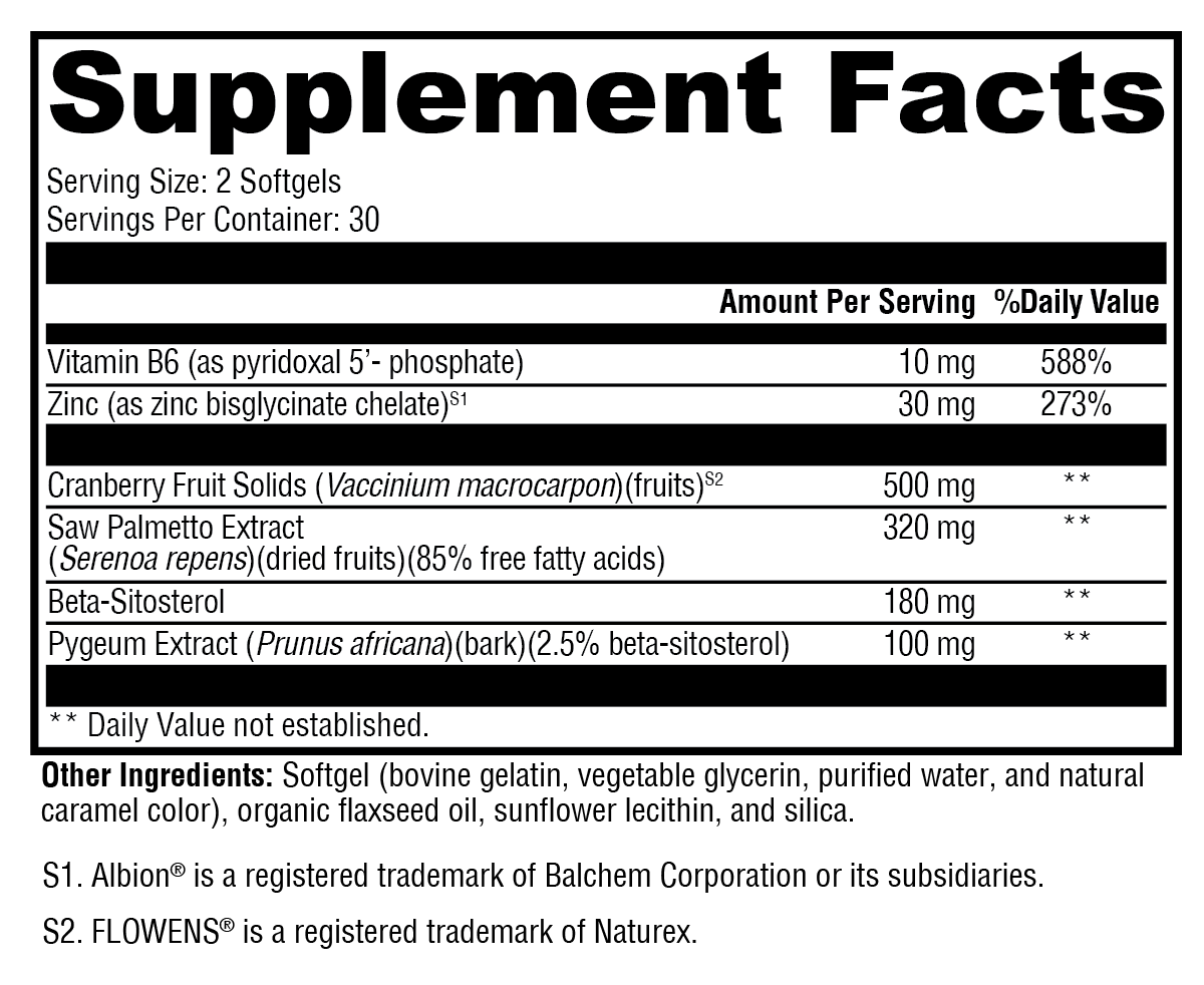 Prostate FLO™ 60 Softgels
