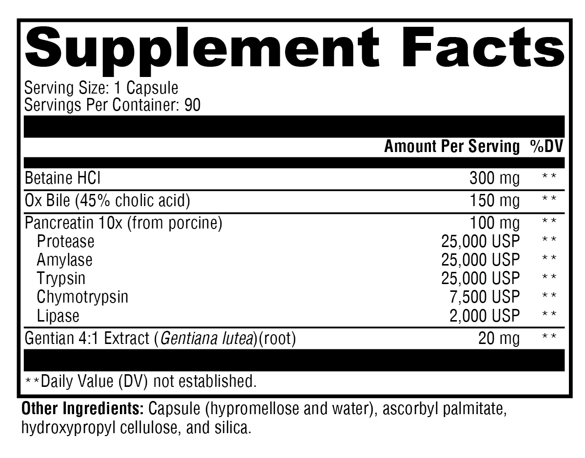 XymoZyme® HCL 90 Capsules