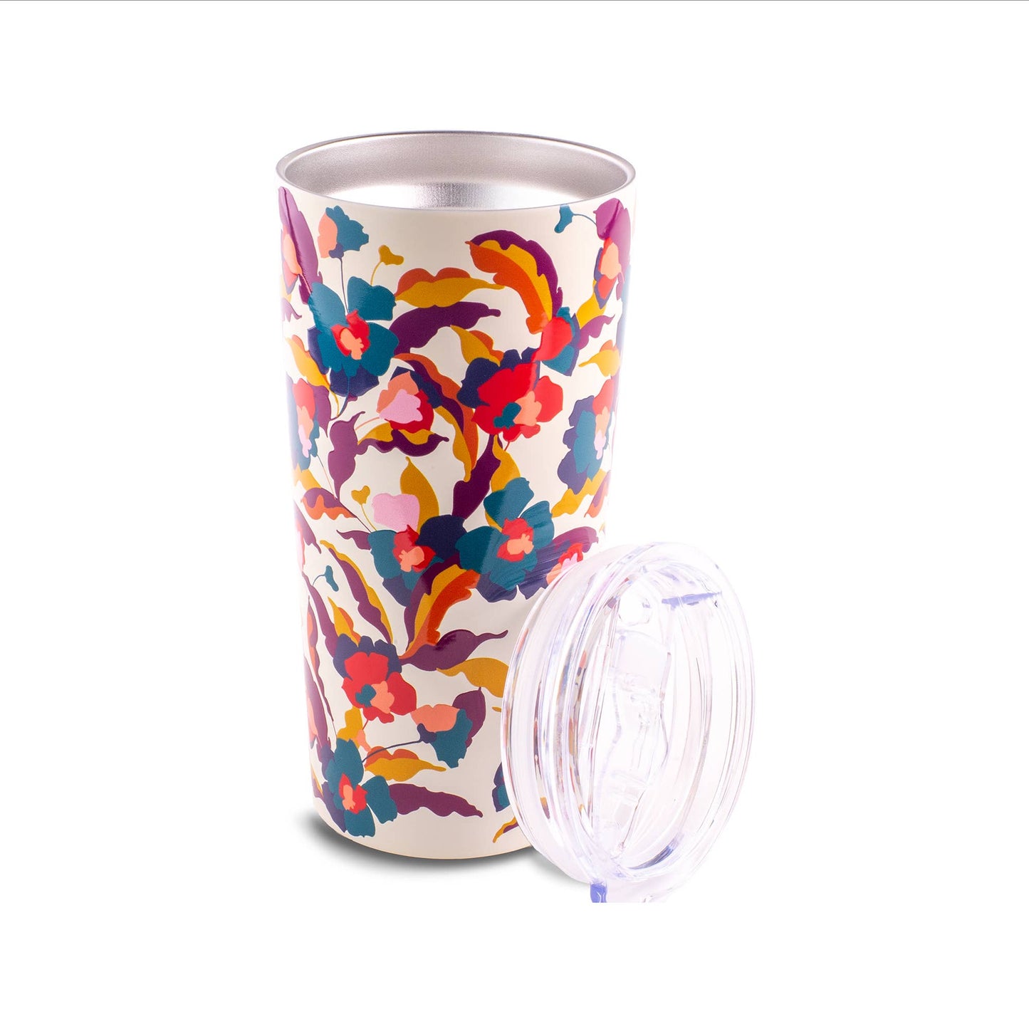 Stainless Steel Thermal Mug, Immersed Blooms Jewel
