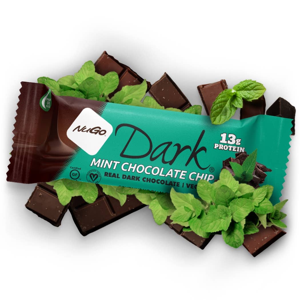 NuGo Dark Mint Chocolate Chip Protein Bar