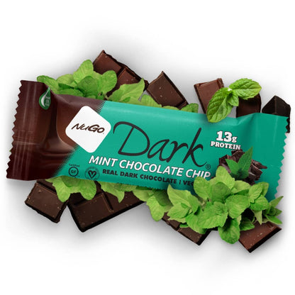 NuGo Dark Mint Chocolate Chip Protein Bar