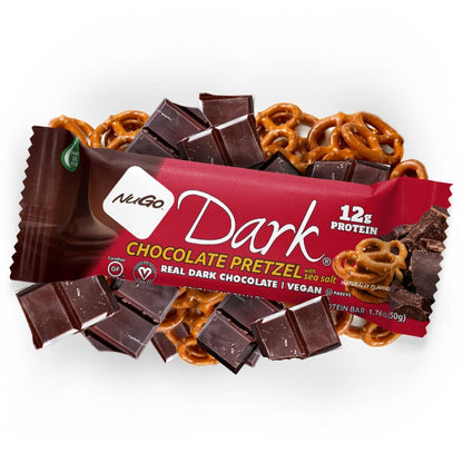 NuGo Dark Chocolate Pretzel Protein Bar