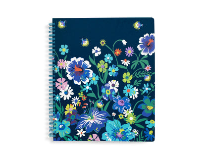 Notebook With Pocket, Moonlight Garden