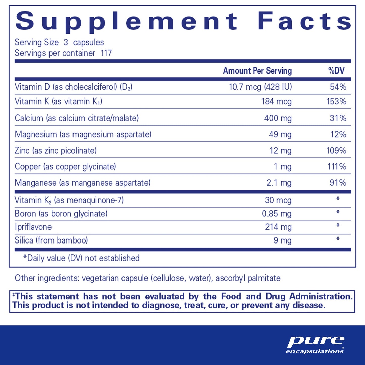 CAL with Ipriflavone